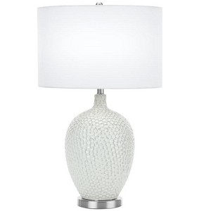 Monarch Specialties Lighting 28inchH Table Lamp Cream Ceramic Ivory / Cream Shade Contemporary - 1 of 4