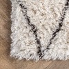 Nuloom Nida Plush Shaggy Area Rug, 2' x 3', Beige - 4 of 4