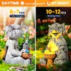 GIGALUMI Solar Elephant Bird Bath for Gift, Outdoor Garden Decor for Patio, Yard and Lawn - 4 of 4