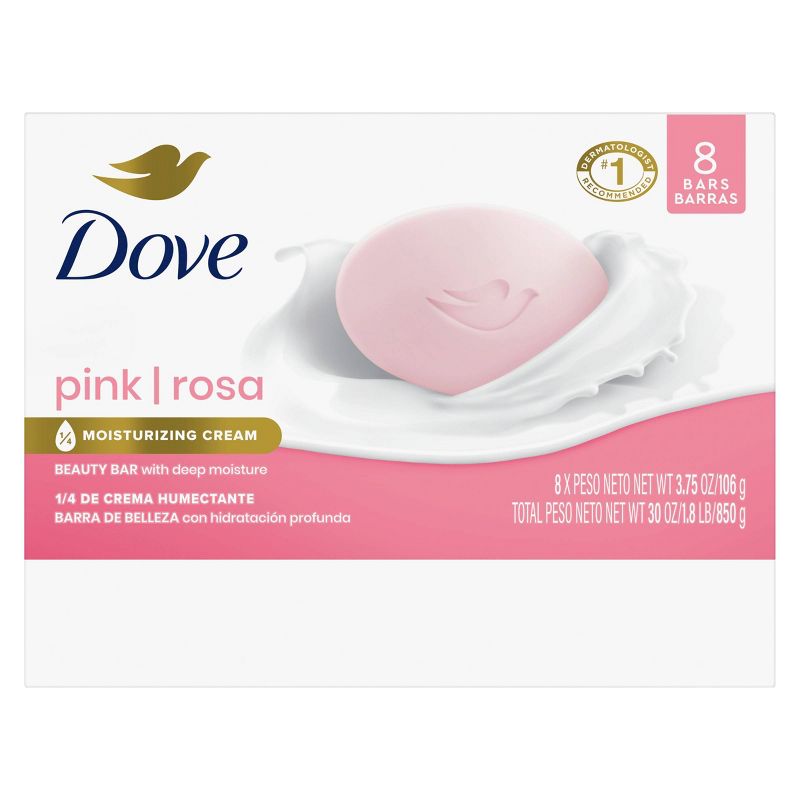 Dove Beauty Pink Deep Moisture Beauty Bar Soap - 3.75oz each, 4 of 11