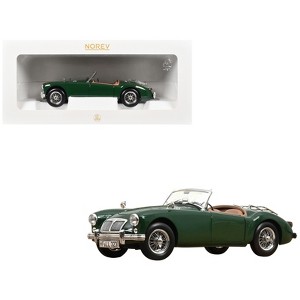 1955 MG MGA Cabriolet British Racing Green 1/18 Diecast Model Car