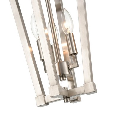 Modern Gold 9" Glass Island Pendant Light