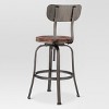 Dakota Adjustable Wood Seat Barstool  - Threshold™ - image 3 of 4