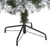 6ft Nearly Natural Pre-Lit LED Flocked West Virginia Fir Artificial Christmas Tree Clear Lights - 4 of 4