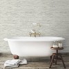 RoomMates Faux Grasscloth Light Gray Peel and Stick Wallpaper: Removable Vinyl, Abstract Pattern, 28.18 Sq Ft Coverage - 3 of 4