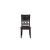 New Classic Furniture, Furniture Gia Solid Wood Dining Chairs in Ebony Black (Set of 2) - 3 of 4