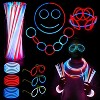 Joyfy 99 PCS Patriotic Glow Party Kit, Independence Day Light Up Bracelets Necklaces Glasses Set - 3 of 4