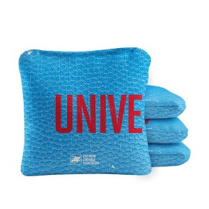 Skip's Garage | Gameday University Synergy Pro Blue Cornhole Bags (Set of 4) - 1 of 4