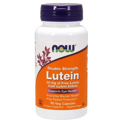 NOW Foods Dietary Supplements Double Strength Lutein Capsule 90ct