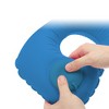 Unique Bargains Inflatable Travel Pillow Press to Inflate for Airplane Train Office - 3 of 4
