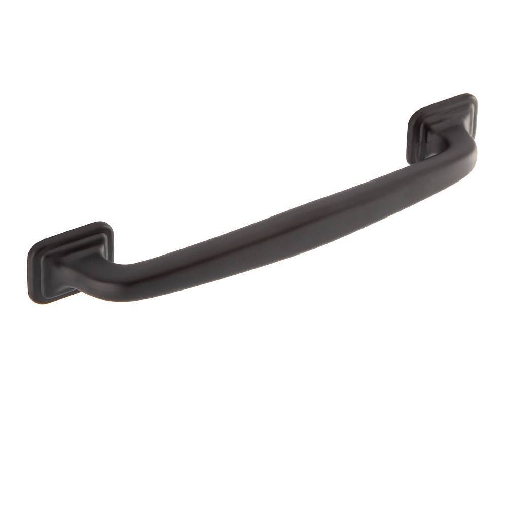 Sumner Street Home Hardware 10pk Grayson 5 Pulls Matte Black: Zinc Cabinet Knobs, Drawer & Cupboard Handles, 6 Length