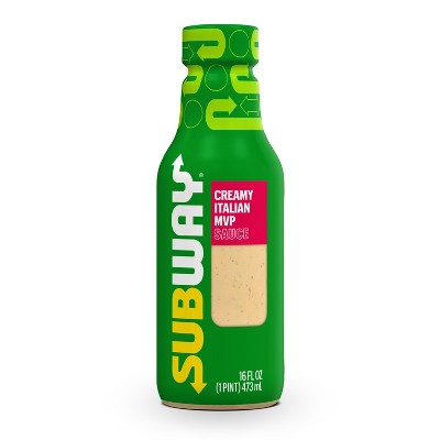 Subway Creamy Italian MVP Sauce, 16 fl. oz.