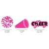 Big Dot of Happiness We've Got Spirit - Cheerleading - DIY Shaped Birthday Party or Cheerleader Party Cut-Outs - 24 Count - 2 of 4