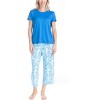 MUK LUKS Women's All Mixed Up 4 Piece Pajama Set - 4 of 4