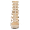 Allegra K Women's Stiletto Platform Heels Strappy Gladiator Heel Sandals - 2 of 4