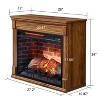 28-Inch TV Media Entertainment Center with Electric Fireplace - 2 of 4