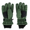 CTM Kids' Solid Color Winter Ski Glove with Wrist Strap by Wootie - 3 of 3