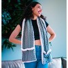 5 Star Super Deals Ultra Soft Fleece Shawl with Oversized Pockets - Reversible Warm Cable Knit - Winter Scarf Shoulder Cozy Plush Wrap - 3 of 4
