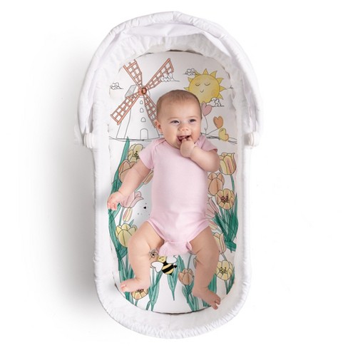 JumpOff Jo Tulip Fields Design Bassinet Sheet