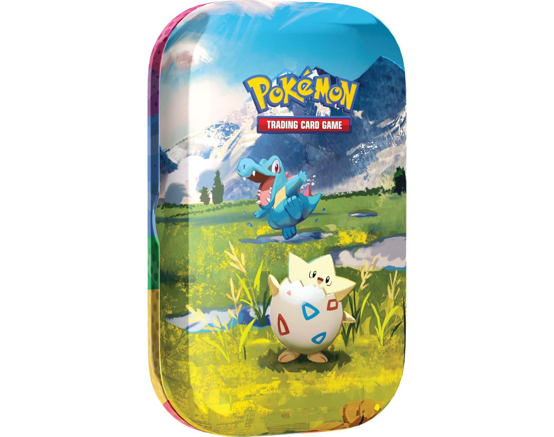 Pokemon TCG: Mega Evolution—Ascended Heroes Mini Tin: Togepi & Totodile (1 Sticker Sheet, a Pokémon Art Card & 2 Booster Packs)