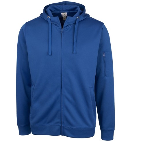 BLUE ZIP-HOODIE