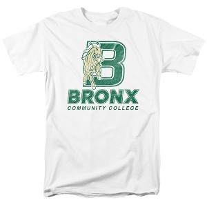 Men's Bronx Community College Official Distressed Primary Logo T-Shirt - 1 of 4