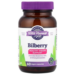 Oregon's Wild Harvest Bilberry, 60 Vegan Capsules - 1 of 4