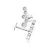 Pure Collection by Ross-Simons 0.15 ct. t.w. Bezel-Set Diamond Flat-Back Ear Climbers in Sterling Silver - 3 of 4