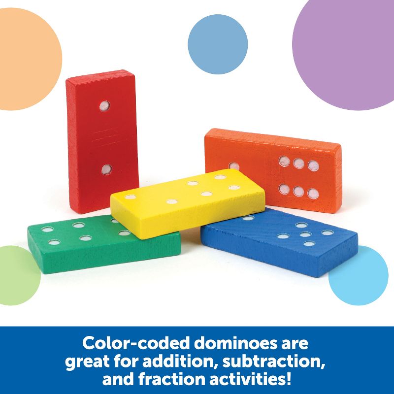 Learning Resources Double-Six Dominoes In Bucket, Ages 5+, 2 of 6