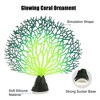 Unique Bargains Soft Silicone Glowing Aquarium Simulation Coral Green - 3 of 4