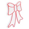 Northlight 15" Red LED Lighted Neon Style Bow Christmas Window Silhouette - 4 of 4