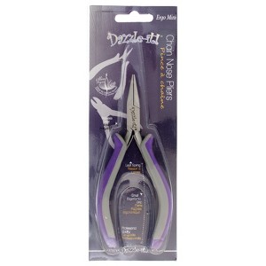 John Bead Jewelry Making Tools | Ergo Minis 5 in Chain Nose Stainless Steel Jewelry Pliers, Multi Purpose Tool - 1 of 4
