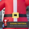 NAYSAYE 8FT Christmas Inflatable Smiling Santa Claus with Gift Bag Holiday Decoration for Lawn Garden Outdoor Display, Multicolor, 57.5"*30.3"*93.8" - 4 of 4