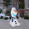 Gemmy Christmas Inflatable Olaf , 4 ft Tall, Multi - 2 of 4
