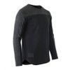 Men's Color Block Long Sleeve Hemline Athletic Hiphop Shirt - ZIMEGO - 3 of 4