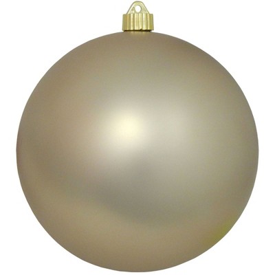 Christmas by Krebs Matte Silver Shatterproof Christmas Ball Ornament 8" (200mm)