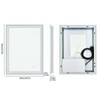 ARTLOGE 28/32/36in LED Bathroom Lighted Mirror Illuminated Wall Touch Light Vanity Makeup - 2 of 4
