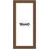 PosterPalooza | Panoramic Museum Black Picture Frame - UV Acrylic, Foam Board Backing, Hanging Hardware - 2 of 4