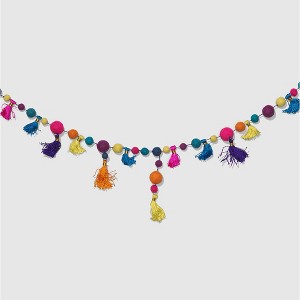 Pom Pom Banner - 6 feet - 1 of 4