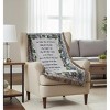 The Lord’s Prayer Woven Throw – 50x60 Inch Cotton by Manual Woodworkers and Weavers - 2 of 3
