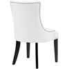 Modway Marquis Dining Chair Faux Leather Set of 2 - White - 4 of 4