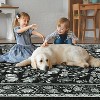 Coucheta Washable Runner Rug , Non-Slip Vintage Floral Bath Rug, Low Pile Stain Resistant Carpet for Bedroom Hallway, Multi-Color & Size - 4 of 4