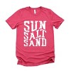 Sun Salt Sand Wavy - Womens Short Sleeve Tee - 2 of 3