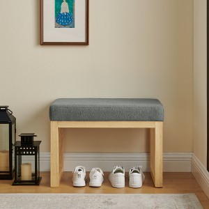 GDFStudio Hilo Modern Shoe-Changing Upholstered Bench - 1 of 4