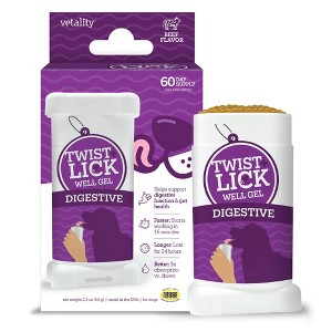 Vetality Twist & Lick Beef Flavor Digestive Health Supplement for Dogs - 2.3oz/65ct - 1 of 4