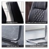 LOVMOR Dining Chairs Set, kitchen & Dining Room Chairs with Metal Legs and Faux Leather Padded Seat, kitchen Chairs w/ High Back - 4 of 4