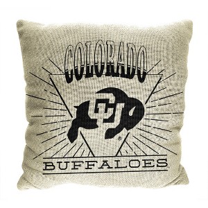 NCAA Colorado Buffaloes 26 x 26 Woven Tapestry Pillow - 1 of 4