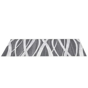 2x6 Washable Area Rugs, Rug for Living Room, Soft Modern Wave Distressed Carpet, Non-Slip Entry Rug, Print Rug, Low Pile Non-Shedding Foldable Rugs - 1 of 4