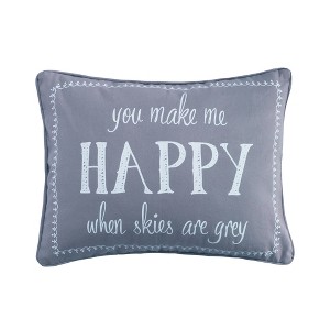 Gramercy Happy Decorative Pillow - Levtex Home - 1 of 3