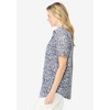 Woman Within Plus Size Short-Sleeve Cotton Campshirt - 3 of 4